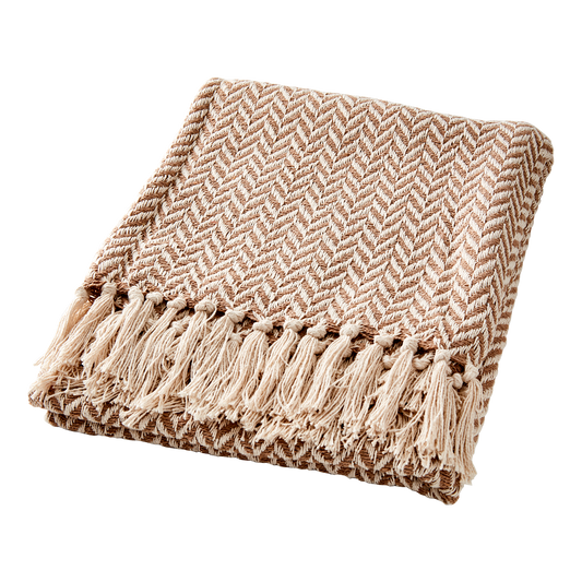 Anna Blanket Beige/Black