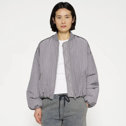 Bomber jacket pinstripe