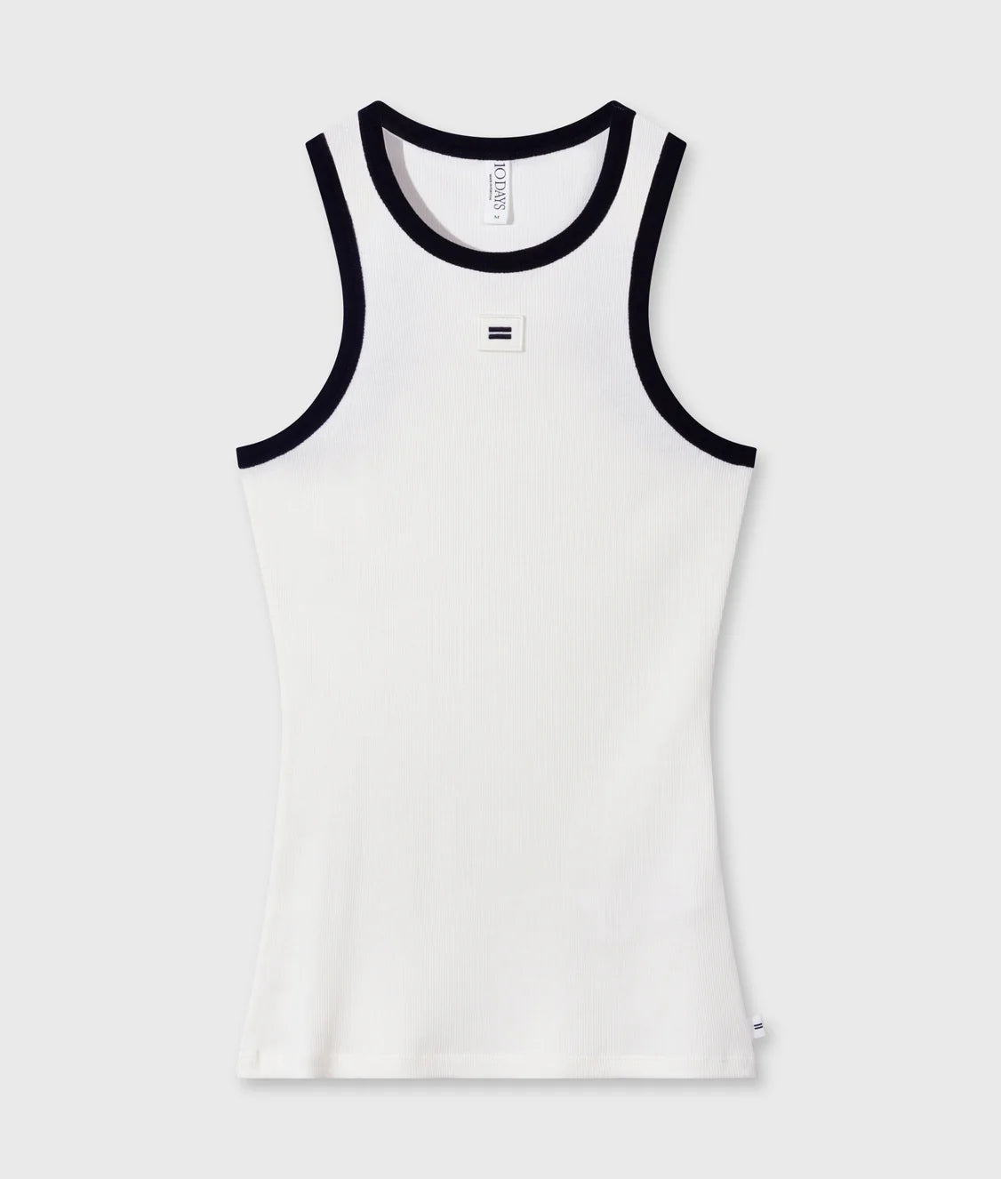 tank top rib contrast