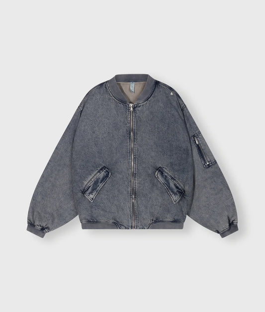 bomber jacket denim