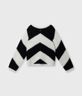 Load image into Gallery viewer, soft v-neck sweater stripe
