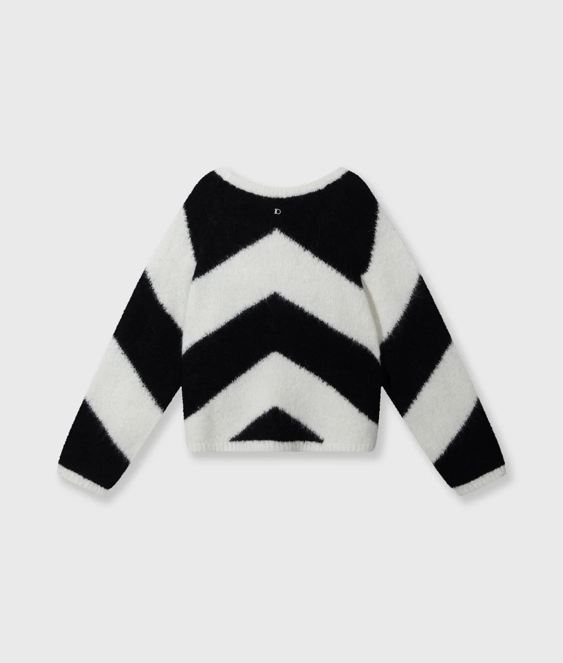 soft v-neck sweater stripe