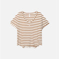 Load image into Gallery viewer, V-neck Tee Stripes
