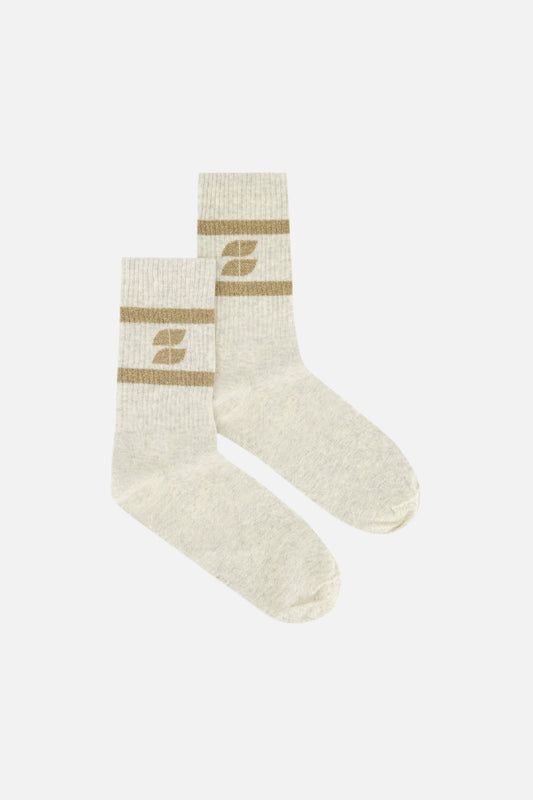 logo sparkle socks