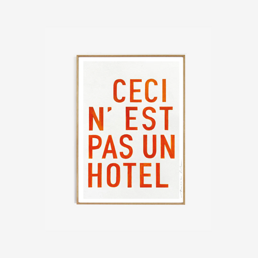 Poster - Hotel (Orange)