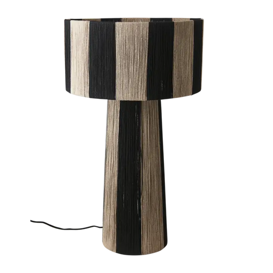 JULLAN Table lamp L Black/natural