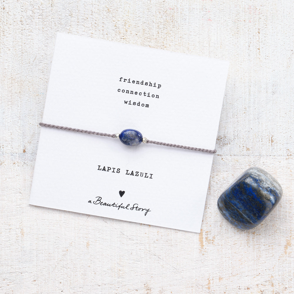 GEMSTONE CARD LAPIS LAZULI