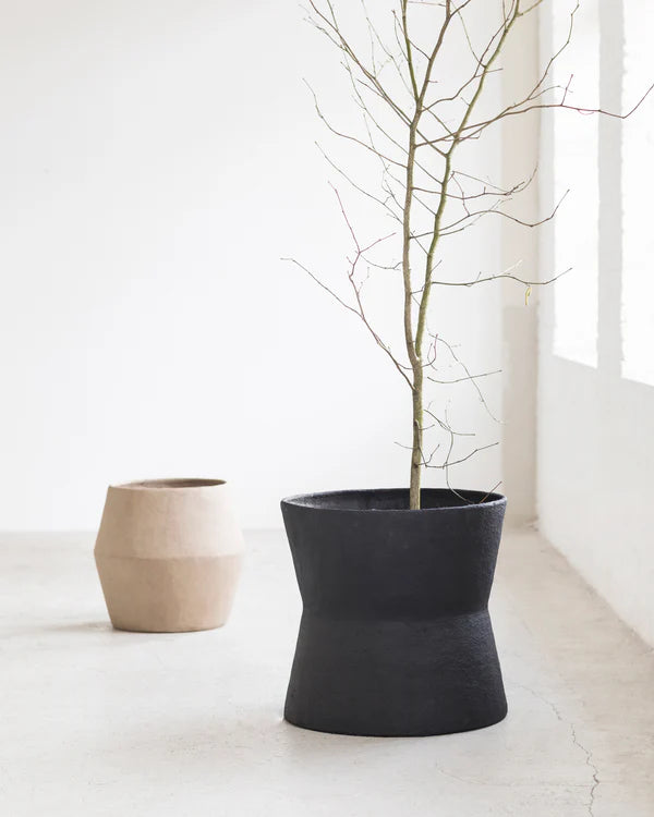 Plantenpot S SERAX zwart Construct