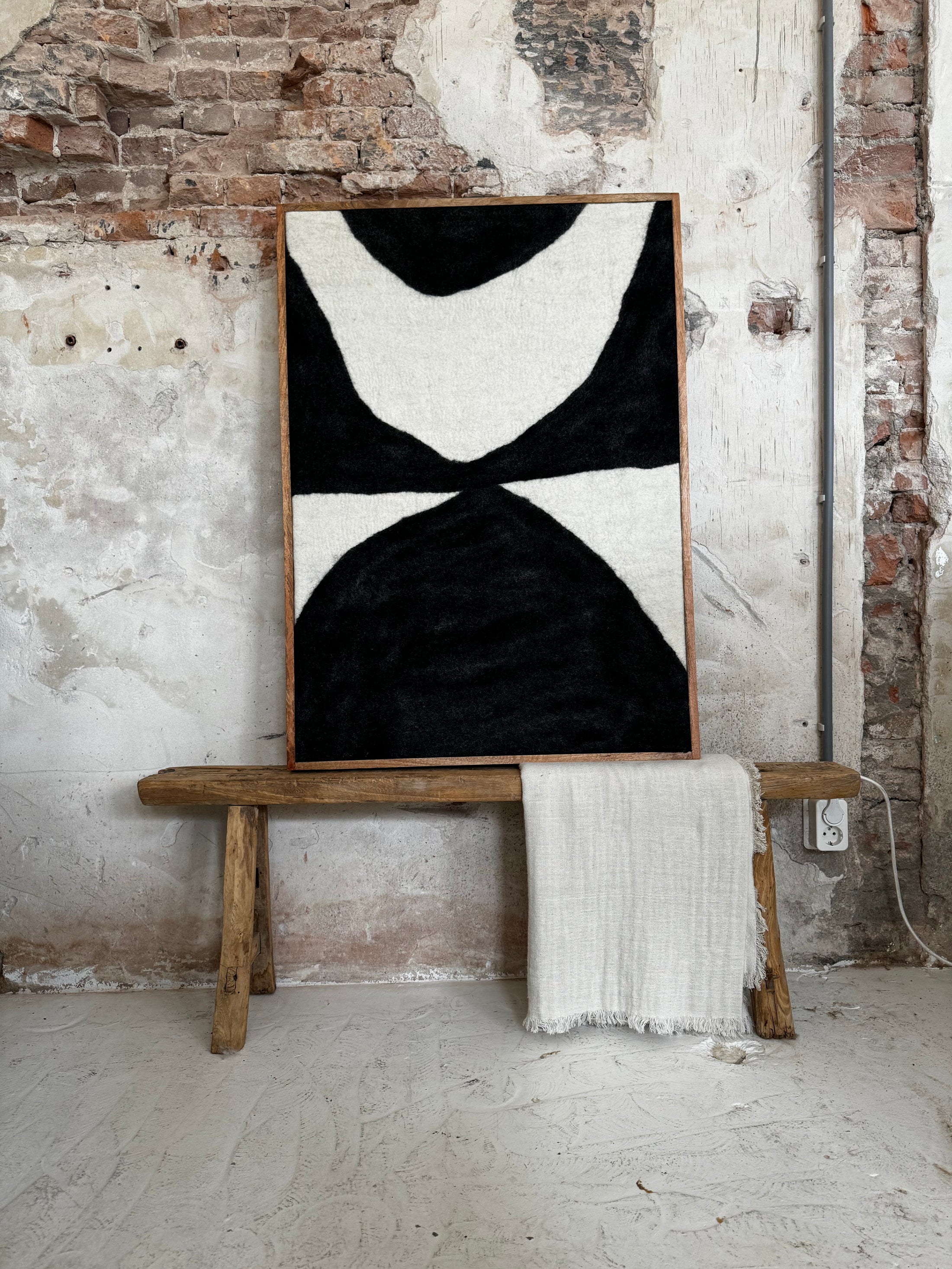 WOOLY - canvas met kader