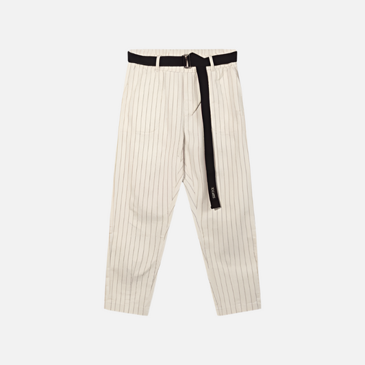 belted pants pinstripe