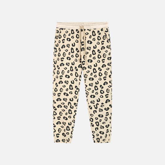 Cropped jogger leopard