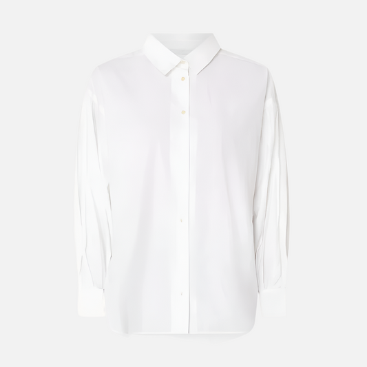 Sarah Poplin Blouse White