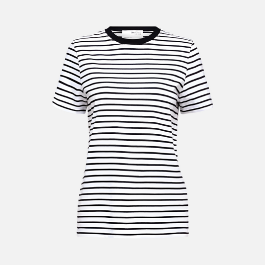 ESSENTIAL T-SHIRT STRIPE PRINT