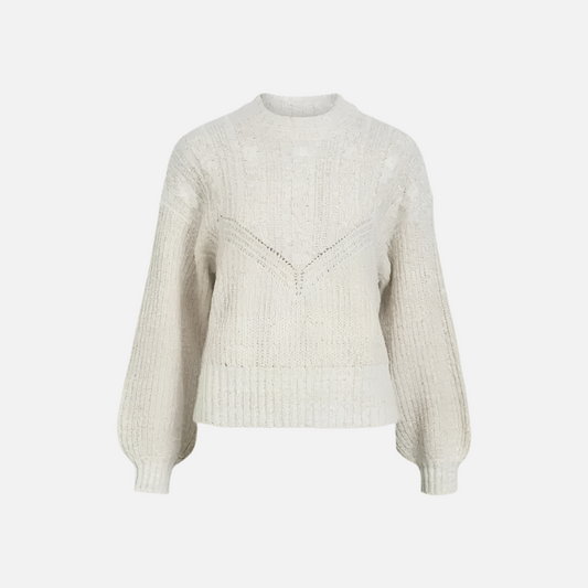 OBJNOVA STELLA CABLE KNIT PULLOVER NOOS