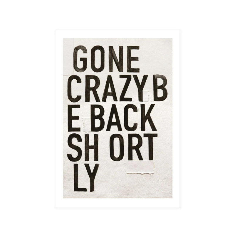 Postcard - Gone crazy