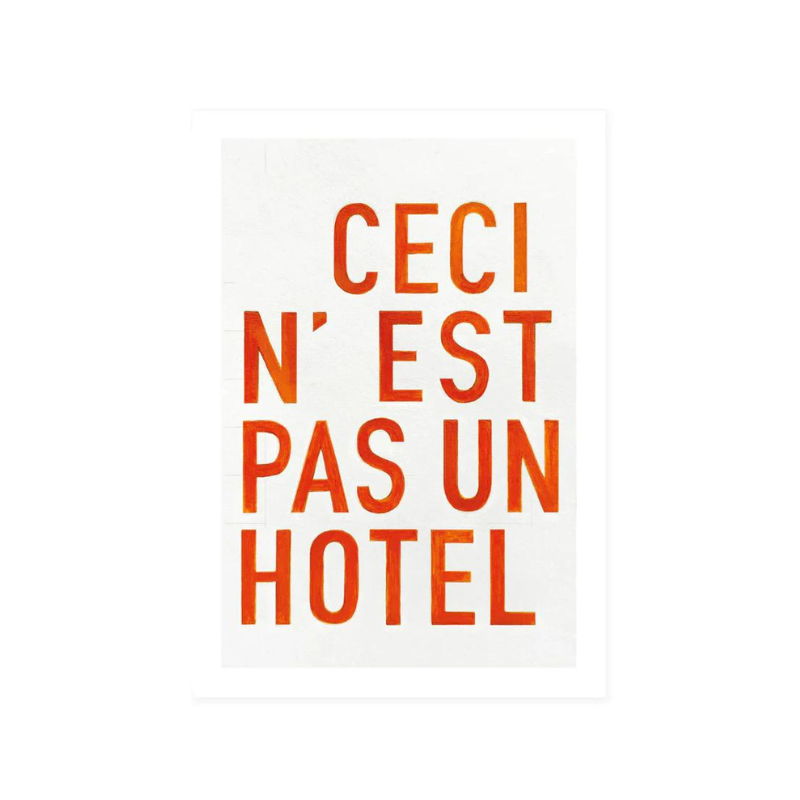 Postcard - Hotel (Orange)