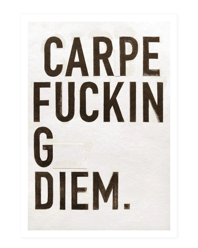 Postcard - Carpe diem