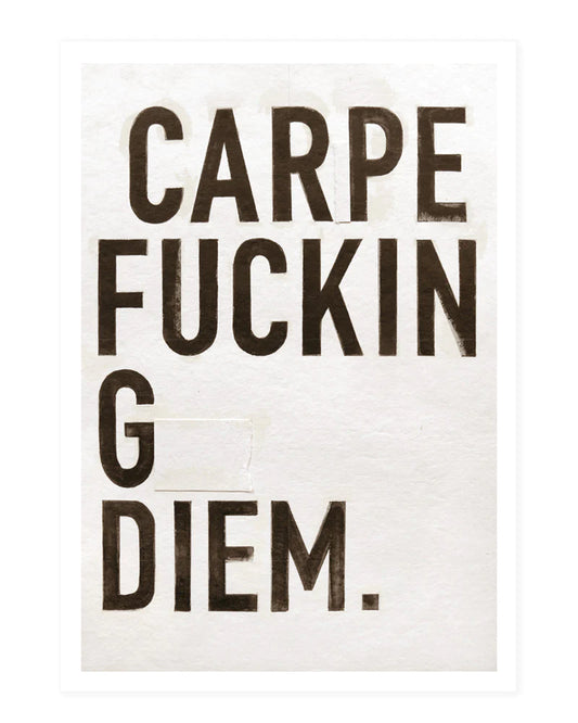 Postcard - carpe diem 