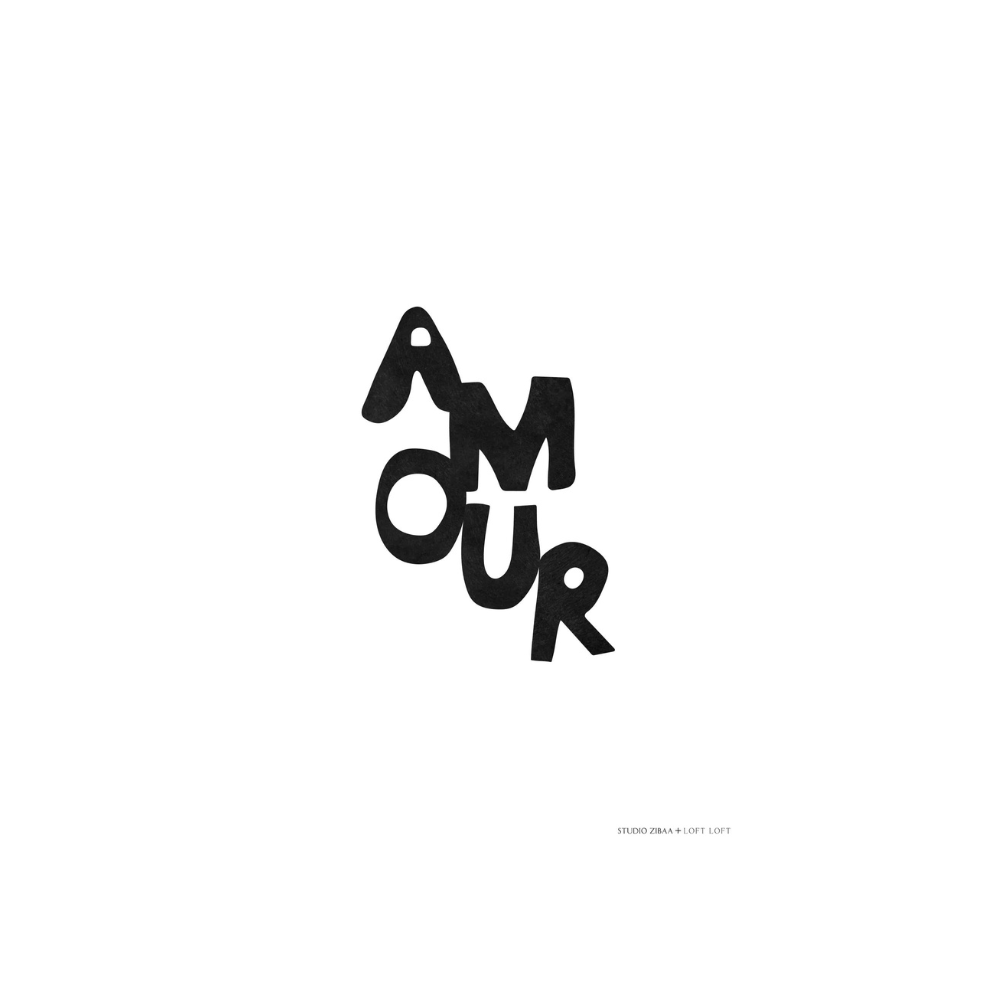 Amour Nr.2 - White Poster