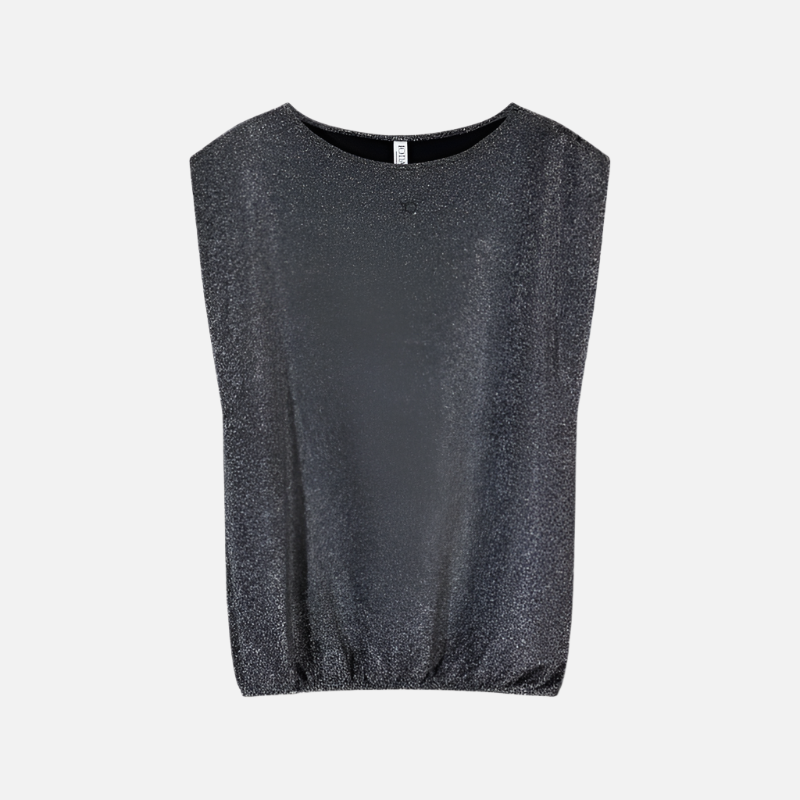 sleeveless top glitter