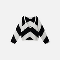 Load image into Gallery viewer, soft v-neck sweater stripe
