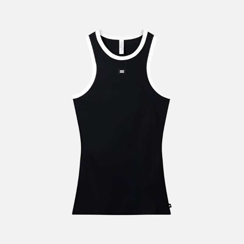 tank top rib contrast