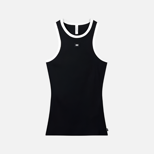 tank top rib contrast