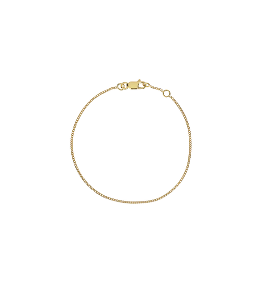 Gourmet Plain Bracelet Gold Plated