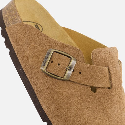 FAE Suede Clogs | Taupe