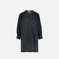 Afbeelding laden in Galerijviewer, Jina Twill Dress Jet Black
