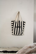 Load image into Gallery viewer, Striped bag LOVE | LOFTLOFT
