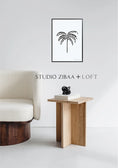 Afbeelding laden in Galerijviewer, Palmtree - Black Poster
