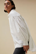 Load image into Gallery viewer, Sarah Poplin Blouse White
