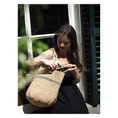 Load image into Gallery viewer, Wicker Bag - ALICE M STRIPE
