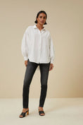 Load image into Gallery viewer, Sarah Poplin Blouse White
