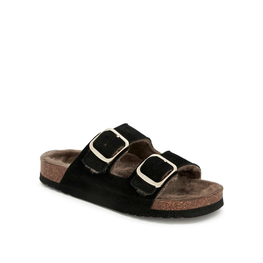 JOSEPHINE Suede Sandalen | Black