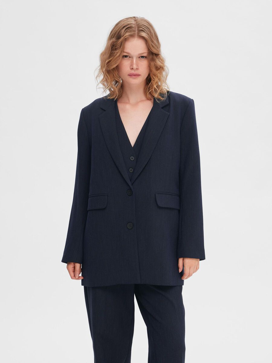 OVERSIZED SINGLE-BREASTED BLAZER