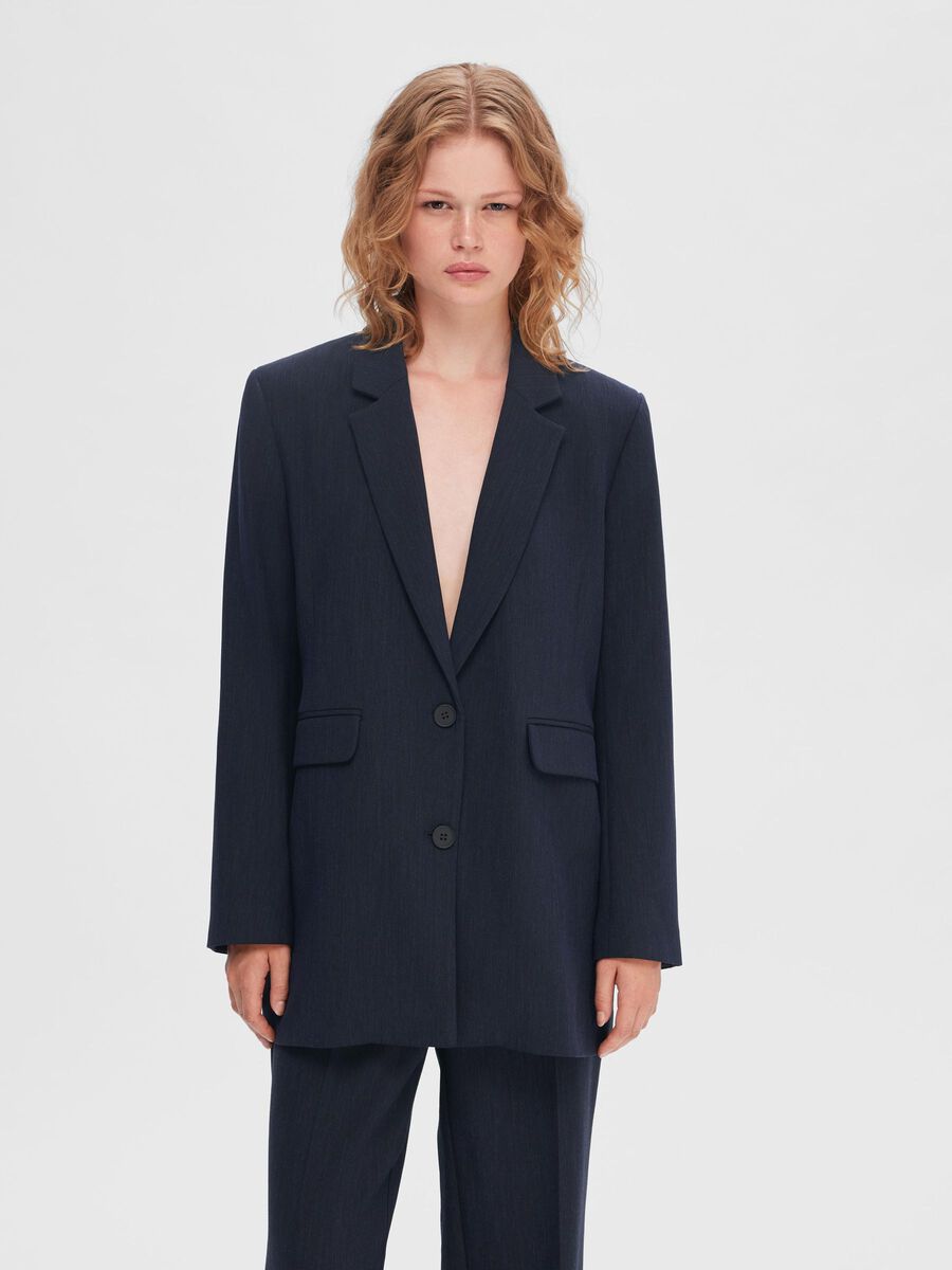 OVERSIZED SINGLE-BREASTED BLAZER