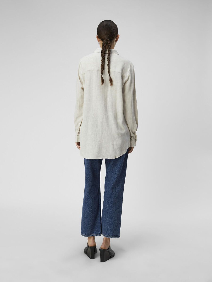 SANNE LINEN MIX SHIRT