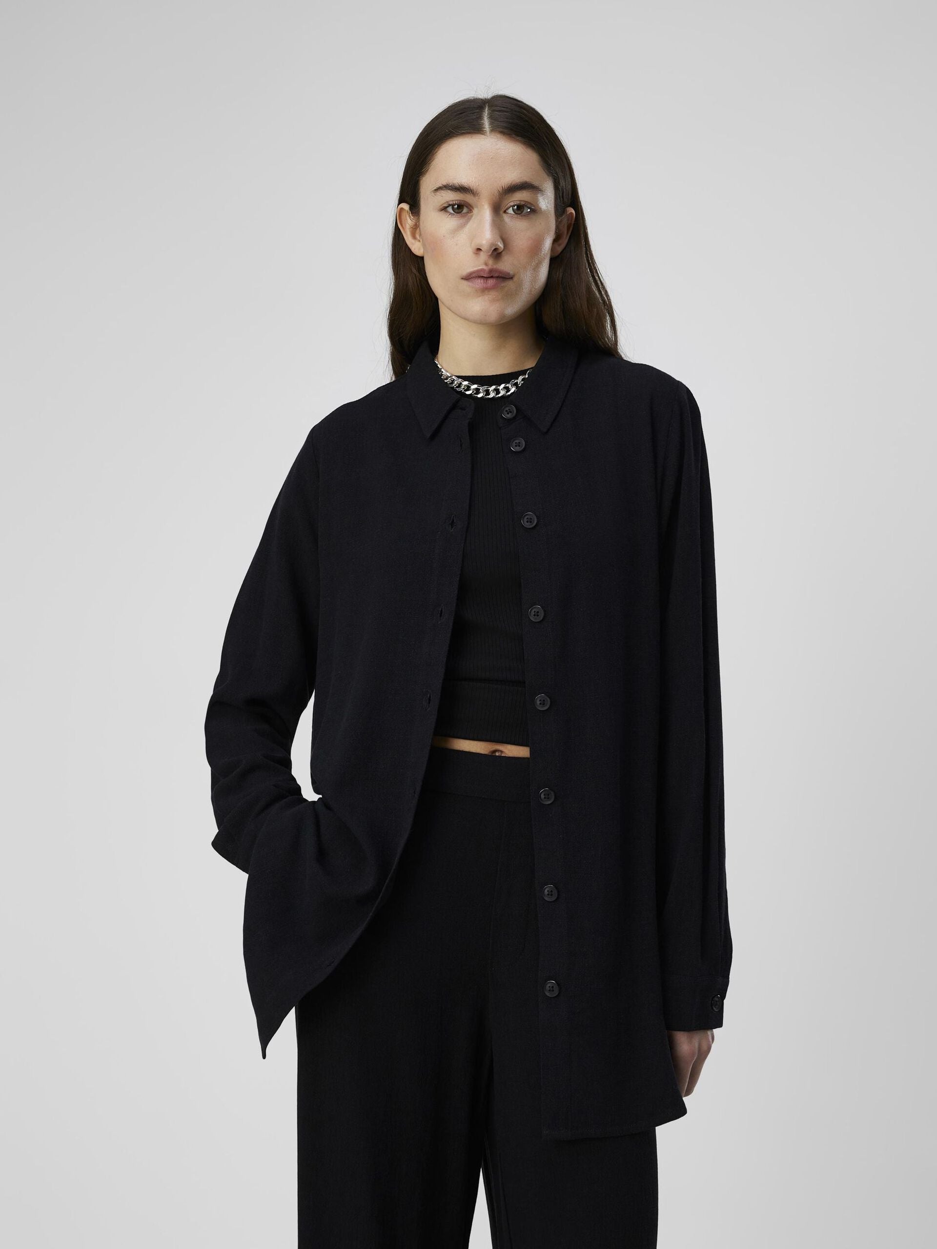 SANNE LINEN MIX SHIRT