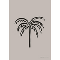 Afbeelding laden in Galerijviewer, Palmtree - Taupe Poster
